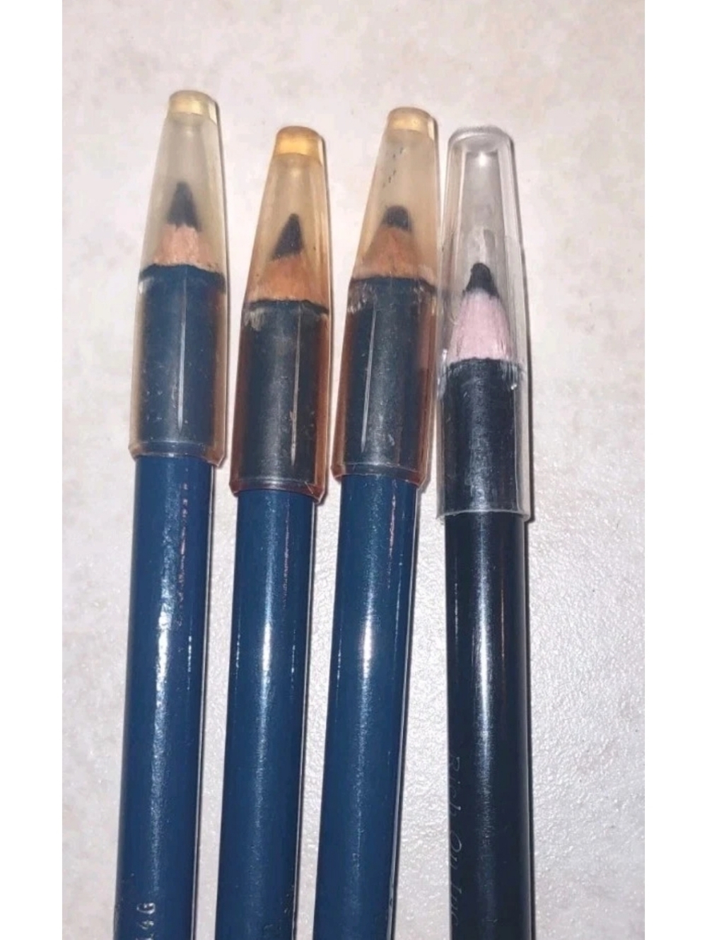 4 pc Lot Eyeliner Apple Cosmetics Kohl Navy x3 & Princessa Kohl Black x1 New